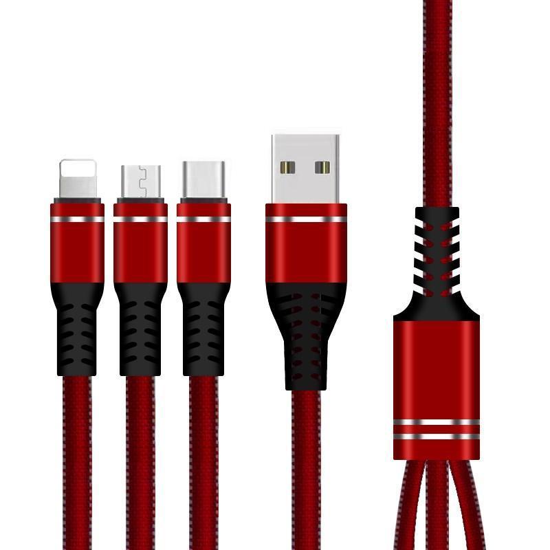 3 In 1 Mobile Charging Cable